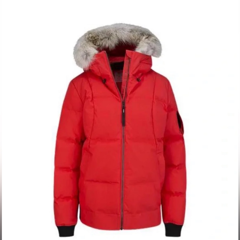 woods red down jacket small